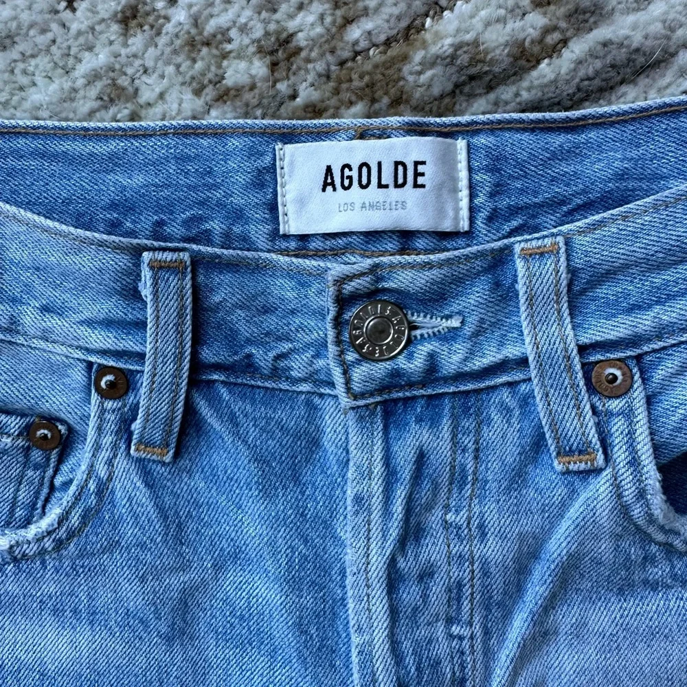 Agolde Riley High Rise Straight Crop Jeans - Picture 6 of 9